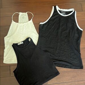 Women's Black and White Tank Tops Bundle